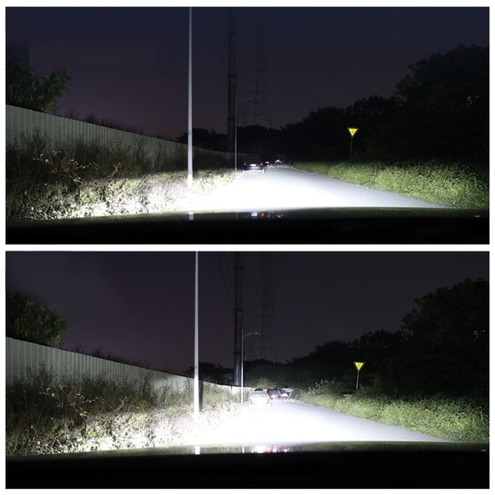 Set 2 Becuri Auto H4 A7 Canbus 2 Faze 30000lm/Set temperatura 6000K