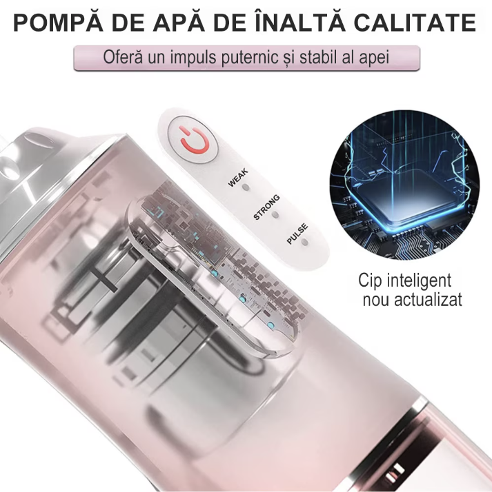 SET PROMO 1+1 Irigator bucal electric + Dispozitiv electric pentru indepartarea depunerilor de tartru