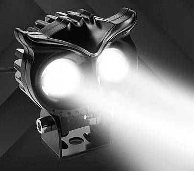 Proiector LED auto cu 2 FAZE putere 30W 6000K model bufnita