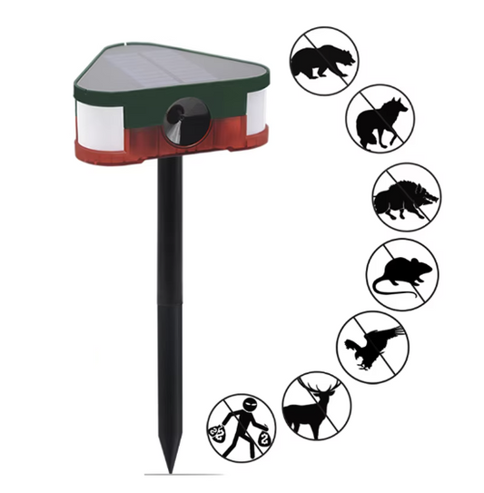 Aparat solar cu ultrasunete Q BJ911 si senzor de miscare impotriva daunatorilor