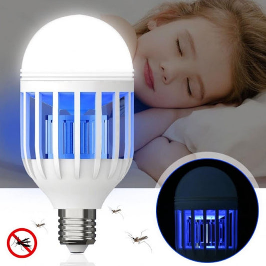 Bec LED antiinsecte cu lampa UV anti-tantari, insecte 600 lm, 60 W