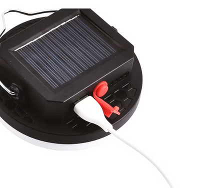 Lampa solara mini Q LED10 putere 10W cu 3 moduri iluminare si agatatoare