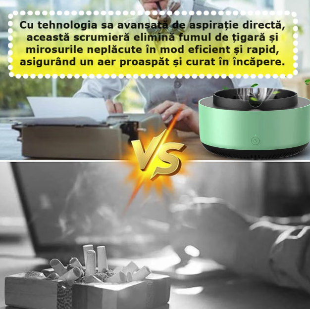 SET 2 Scrumiere electrice cu functie de purificare a aerului