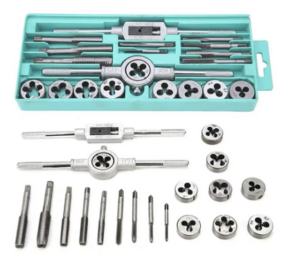 Trusa filiere M3-M12 si tarozi 3-12mm - set 20 buc