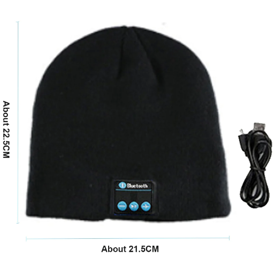 Caciula cu casti bluetooth incorporate si microfon handsfree