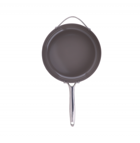 Tigaie inalta cu capac Zilan ZLN0880 din 5 straturi de material, maner inox, 28 cm