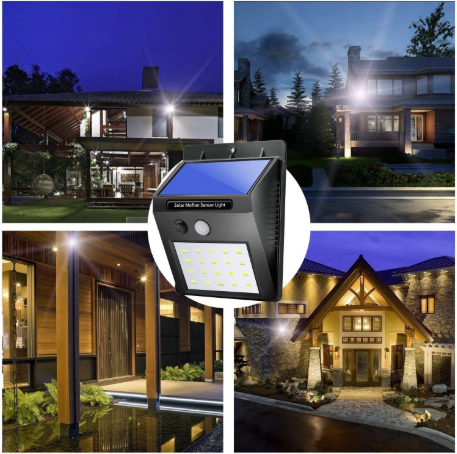 PACHET PROMOTIONAL LAMPA SOLARA CU 20 DE LED-URI SI 3 MODURI DE ILUMINARE, 1 +1 GRATIS