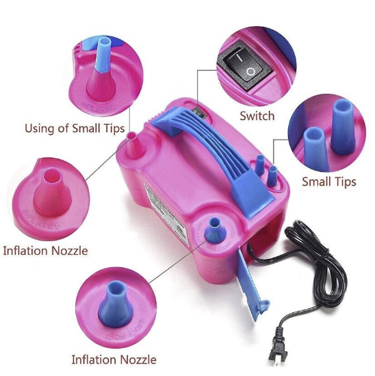 Aparat electric pentru umflat baloane si obiecte gonflabile