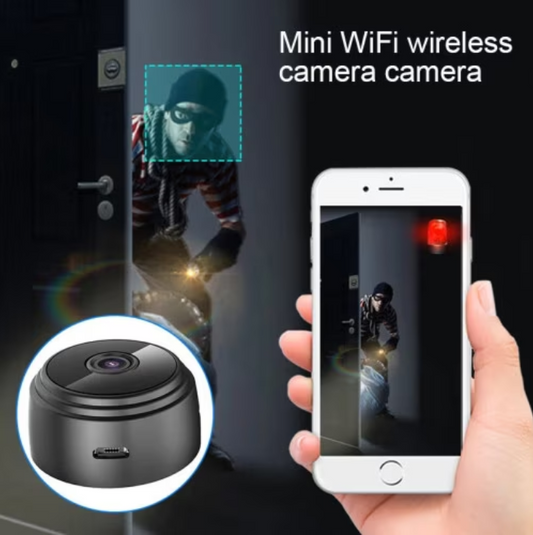 Mini Camera Spion iUni A9, Wireless, VGA 480P, Audio-Video, Night Vision