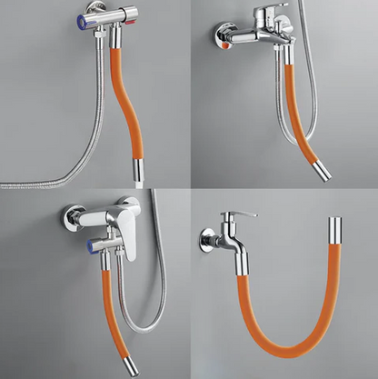 Set 2 x Prelungitor Flexibil Tip Furtun pentru Robinet 50 CM