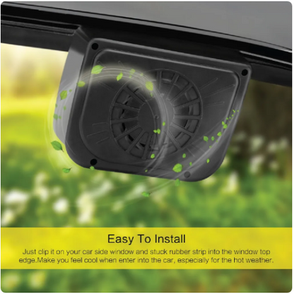 2 X Ventilator Solar "AUTO COOL" pentru masina