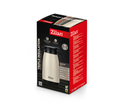 Termos Zilan ZLN0769 din inox, capacitate 1L, metine rece pana la 24 ore si cald pana la 18 ore