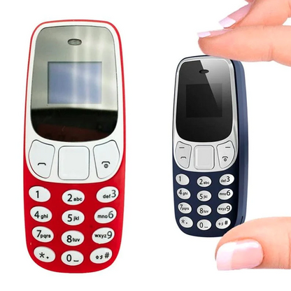 Mini telefon mobil, Dual SIM, OLED, 7 cm, 30 grame, 350mAh