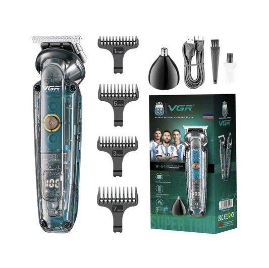 Trimmer profesional de tuns VGR pentru par si nas V949