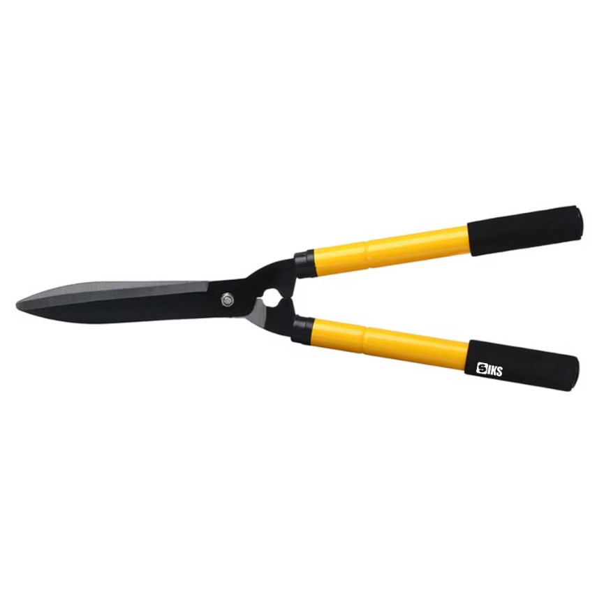 Foarfeca extensibila pentru gard viu din metal 58 / 73 cm galben MX331