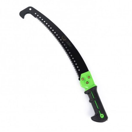 Fierastrau curbat negru cu carlig si maner verde Lider MX788 40CM