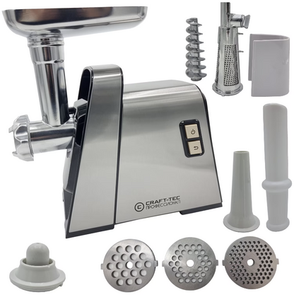 Mașina electrică de tocat carne inox CRAFT-TEC 3500 W MX711