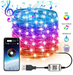 Instalatie luminoasa inteligenta bluetooth 4.0 control din aplicatie conectare prin USB 8 metri multicolora