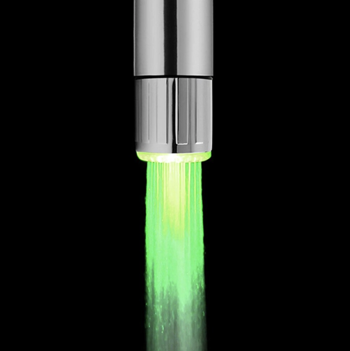 Cap de robinet cu LED si senzor de temperatura
