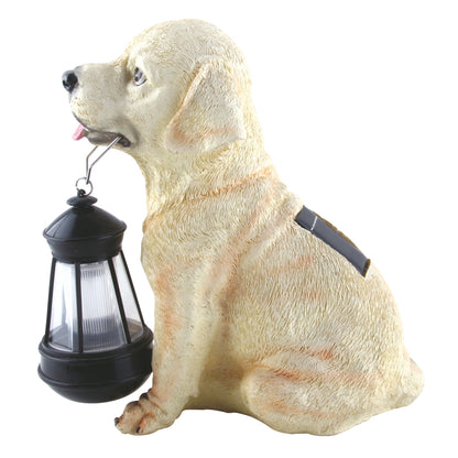 Lampa solara LED, caine cu felinar