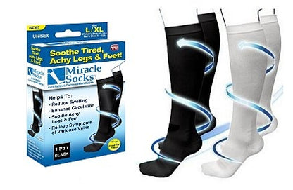 SET 2 PERECHI Ciorapi medicinali de compresie - Miracle Socks