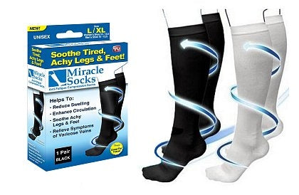 SET 2 PERECHI Ciorapi medicinali de compresie - Miracle Socks