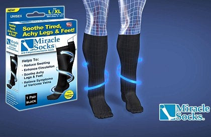 SET 2 PERECHI Ciorapi medicinali de compresie - Miracle Socks