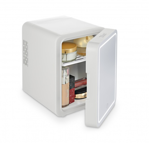 Mini Frigider pentru Make Up, capacitate 4L, 36W, Oglinda cu LED, Functie de incalzire si racire