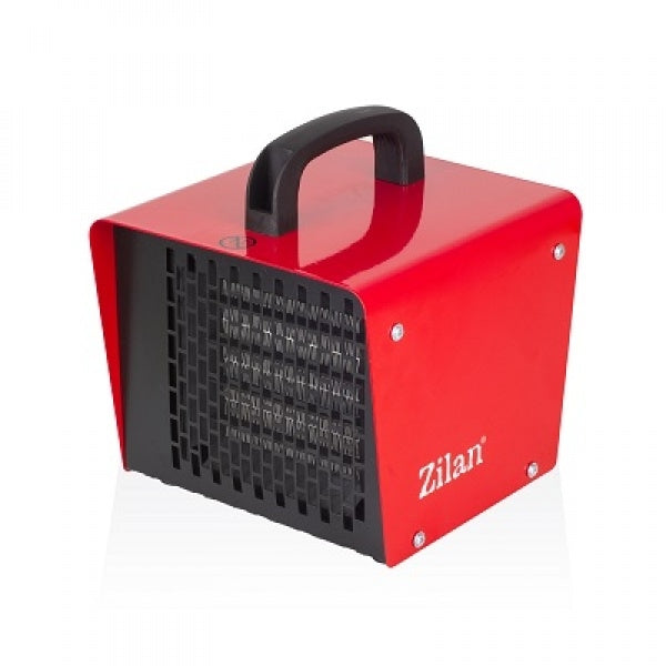 Aeroterma ceramica ZILAN 2 trepte de putere, 2000 W, Termostat regabil, Protectie supraincalzire