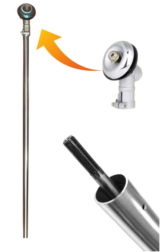 Cap unghiular + Teava pentru motocoasa univerasala completa, diametru teava 26mm, tija 9 dinti