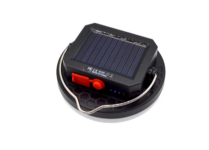 Lampa solara mini Q LED10 putere 10W cu 3 moduri iluminare si agatatoare