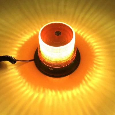 Girofar LED cu 1 faza, prindere magnetica si fixa, conectare 12V