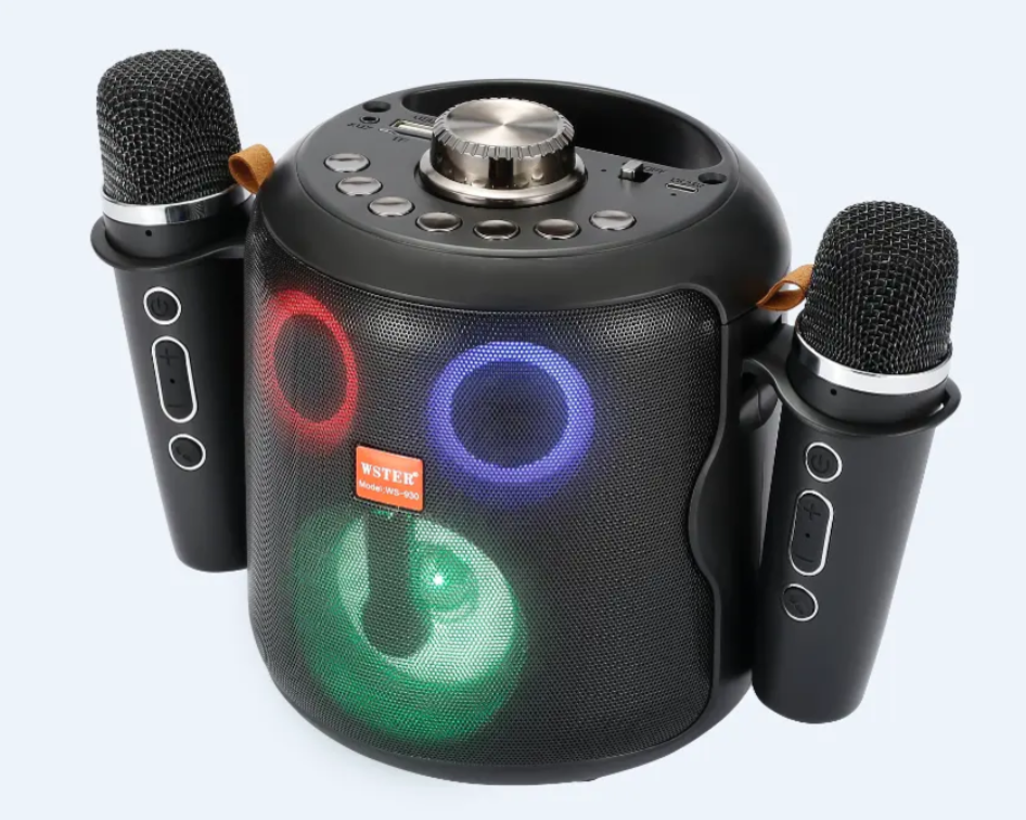 Boxa Bluetooth Andowl Q YX2560 cu iluminare LED RGB si 2 microfoane Karaoke