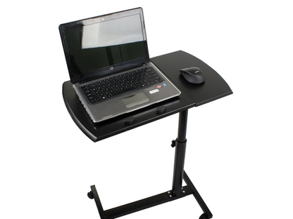 Masuta laptop din metal cu blat laminat, inaltime reglabila