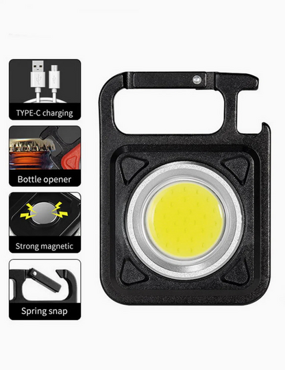 Mini lanterna breloc Q D912 pentru multiple utilizari