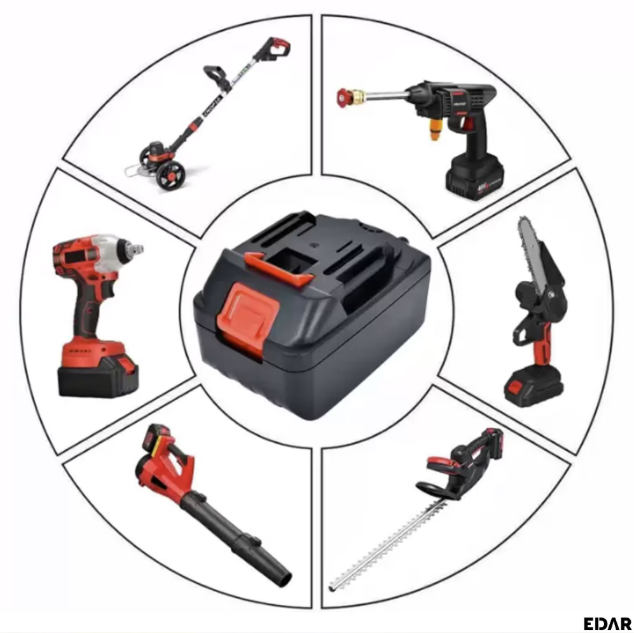 Acumulator 24V Compatibil Cu Motocoasa, Masina De Tuns Iarba, Drujba, Mini Fierastrau, Aparat De Spalat Cu Presiune
