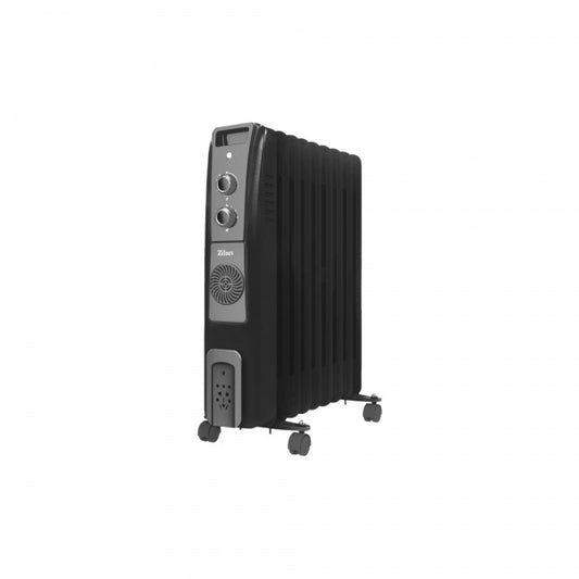 Calorifer electric cu ulei ZILAN ZLN1956, termostat reglabil, 2500W, 9 elementi