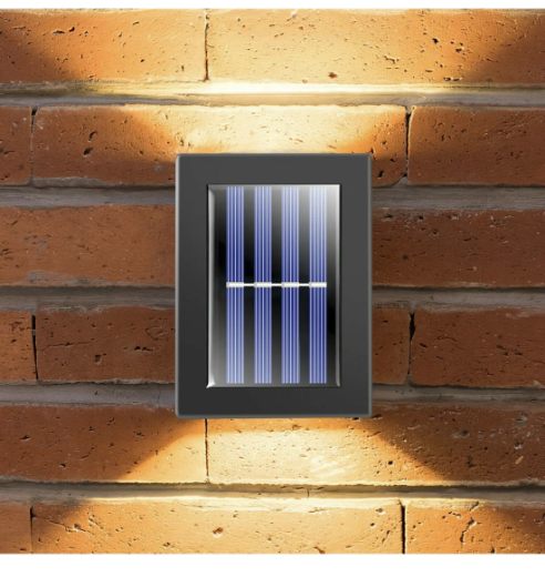 SET 2 LAMPI SOLARE DE EXTERIOR, LED CU ILUMINARE DUBLA