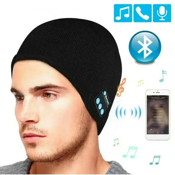 Caciula cu casti bluetooth incorporate si microfon handsfree