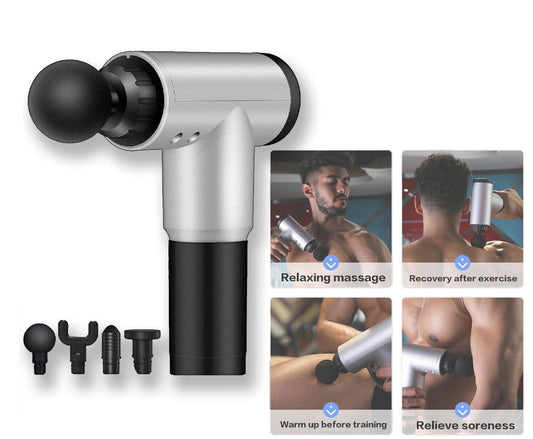 APARAT MASAJ INTENS PROFESIONAL TIP PISTOL, MASAJ SLABIRE, ANTICELULITIC, TONIFIERE, RELAXARE, 6 TREPTE DE VITEZA
