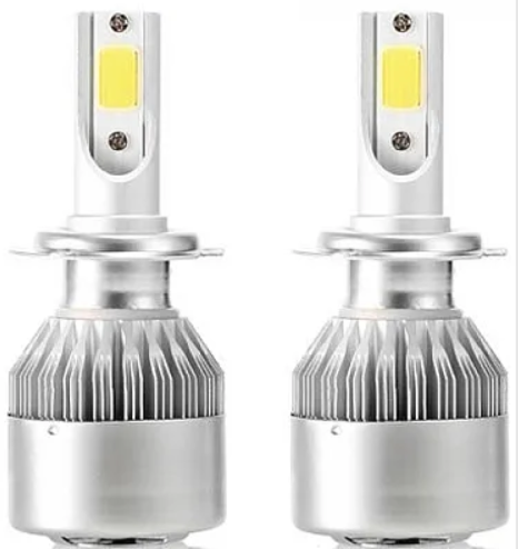 Set 2 becuri Led C6 H1 putere 36W temperatura 6500K