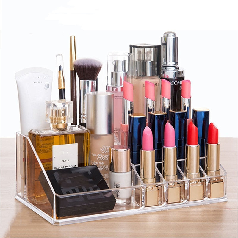 Organizator cu bijuterii și cosmetice Songmics, transparent