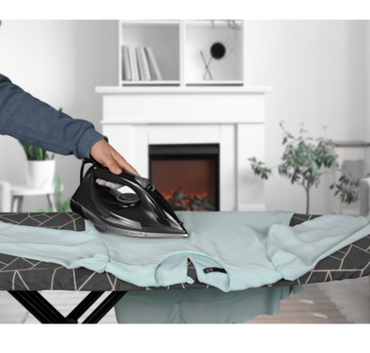 Fier de calcat Zilan talpa ceramica, Negru, Putere 2600W, calcare cu abur