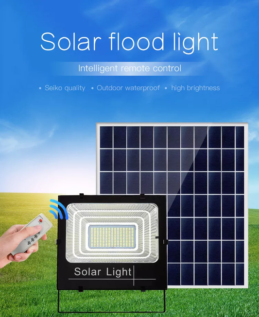 Kit proiector solar 10W cu telecomanda