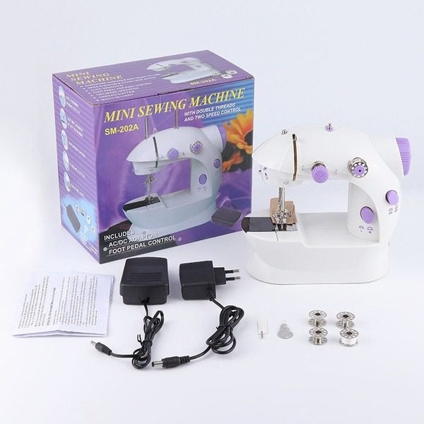 Masina de cusut electrica cu pedala Mini Sewing Machine SM-202A