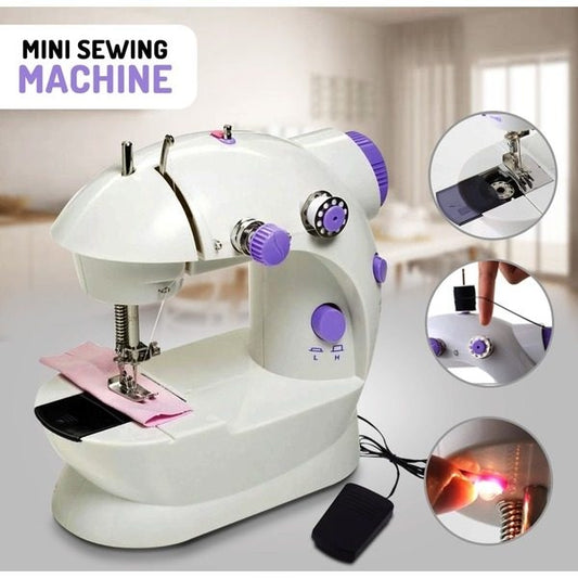 Masina de cusut electrica cu pedala Mini Sewing Machine SM-202A