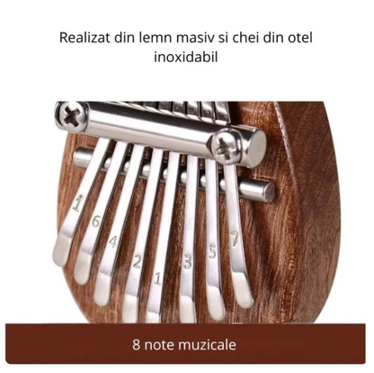 Instrument Muzical Mini Kalimba cu 8 Note