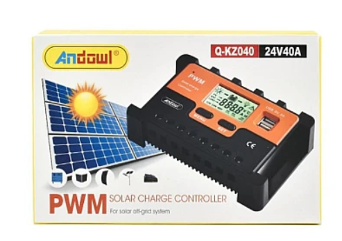 Controler de incarcare Andowl QKZ040 40A 12/24V PWM