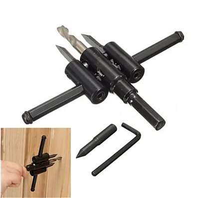 Carota reglabila pentru lemn si panouri din plastic D 30 - 120 mm