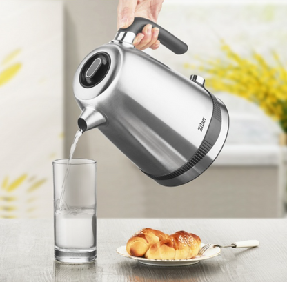 Fierbator electric din Inox Zilan ZLN1000 digital, 2200 W, 7 niveluri intre 40 - 100 grade celsius si functie de mentinere a temperaturii